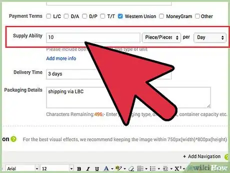 Image titled Sell Your Products on Alibaba Step 14