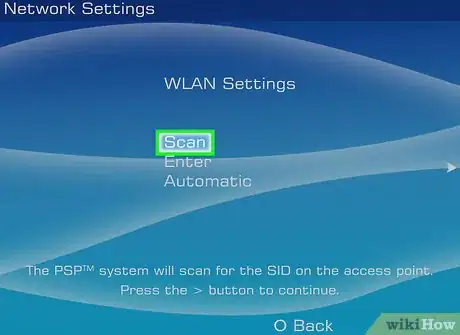 Image titled Connect a PSP to a Wireless Network Step 7