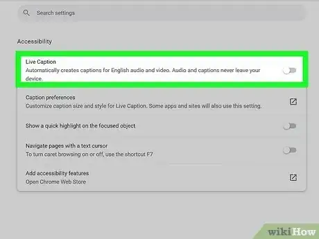 Image titled Stop Live Caption in Chrome Step 8