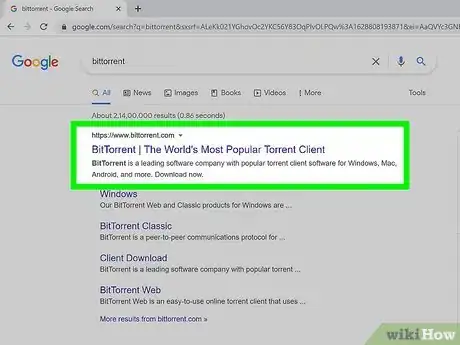Image titled Use BitTorrent Step 1