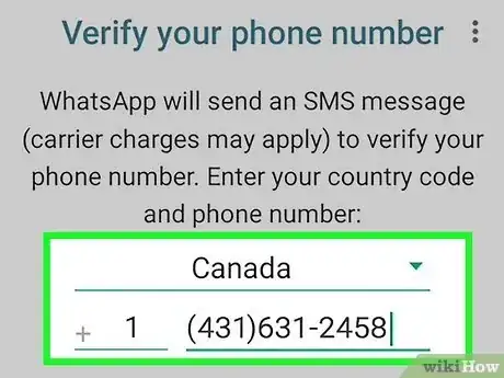 Image titled Get a Fake Number for WhatsApp Step 7