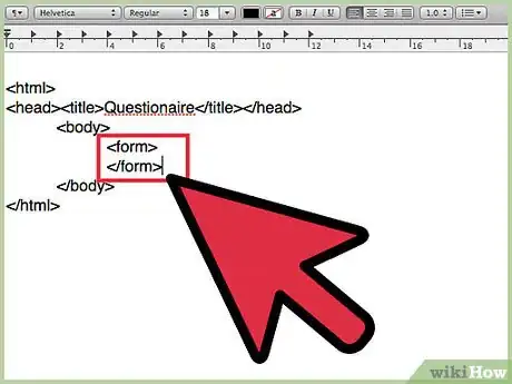Image titled Create a Questionnaire in HTML Step 3