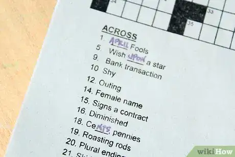 Image titled Finish a Crossword Puzzle Step 1