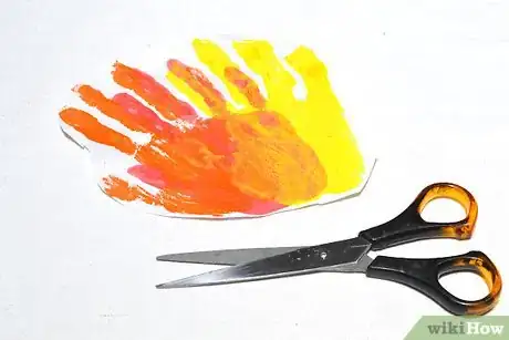 Image titled Make Footprint and Handprint Turkeys Step 17