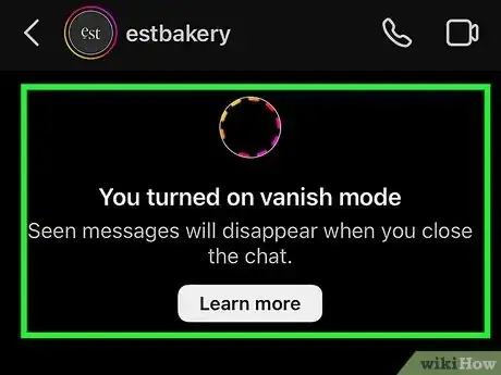 Image titled Turn on Vanish Mode on Instagram Step 5