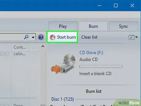 Image titled Burn Songs on to a CD Step 25