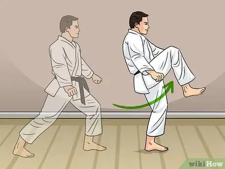 Image titled Perform Mae Geri (Shotokan Karate) Step 2