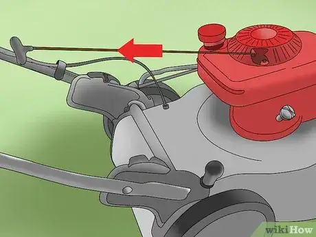 Image titled Start a Push Lawn Mower Step 6