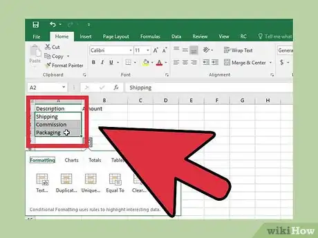 Image titled Do a Break Even Chart in Excel Step 5