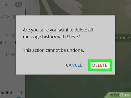 Image titled Clear History on Telegram on PC or Mac Step 4