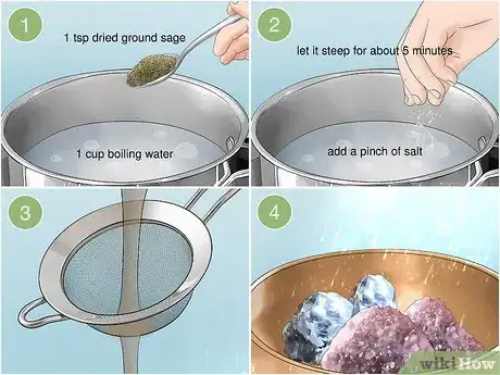 Image titled Cleanse Crystals with Sage Step 10