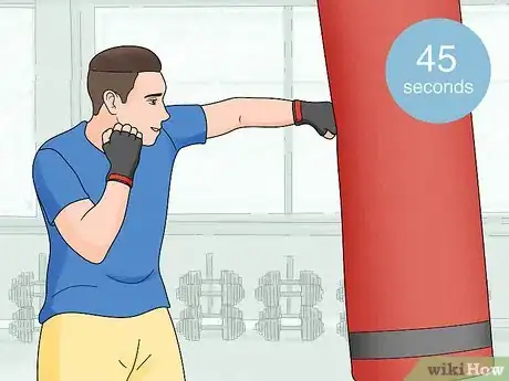 Image titled Get a Good Workout with a Punching Bag Step 2