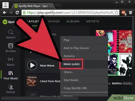 Image titled Make Playlists Public on Spotify Step 4