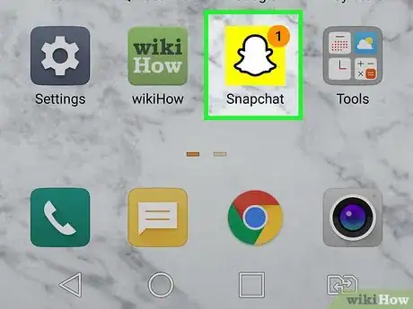 Image titled Add Friends on Snapchat Step 1