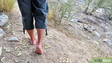 Image titled Start Barefoot Hiking Step 7