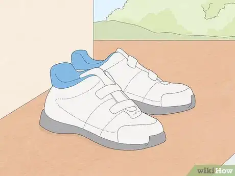 Image titled Break in a New Pair of Tennis Shoes Step 3
