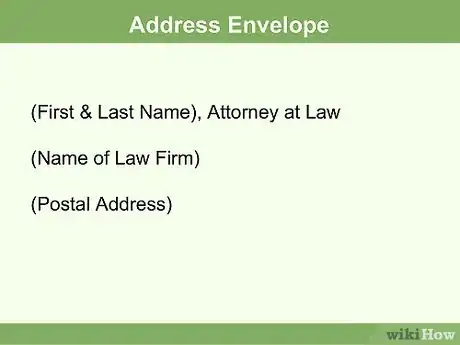 Image titled Address a Female Attorney Step 3