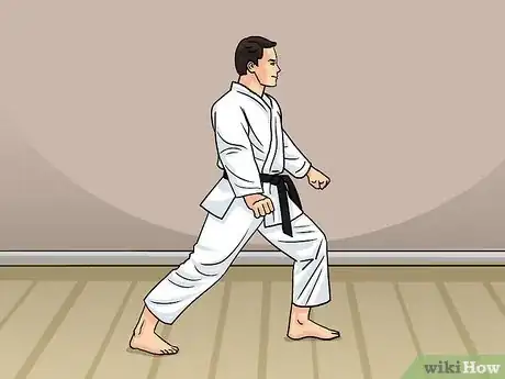 Image titled Perform Mae Geri (Shotokan Karate) Step 1