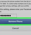 Remove Your Phone Number on Facebook