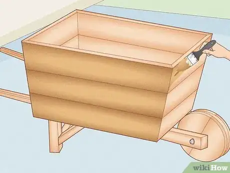 Image titled Build a Planter Box Wheelbarrow Step 14