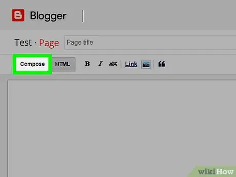 Image titled Add a Page to Blogger Step 10