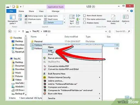 Image titled Hide Files and Folders Using Batch Files Step 6