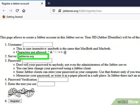 Image titled Create a Jabber Account Step 3