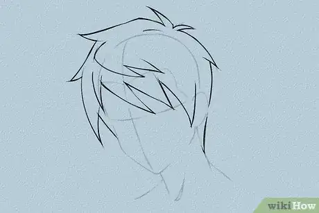 Image titled Draw Anime Hair Step 3