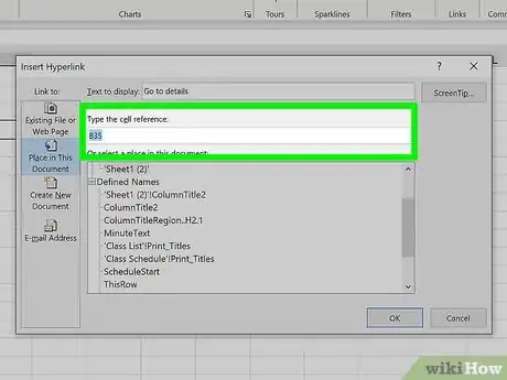 Image titled Add Links in Excel Step 4
