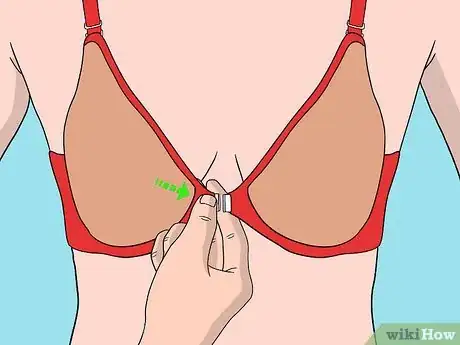Image titled Undo a Bra One Handed Step 10