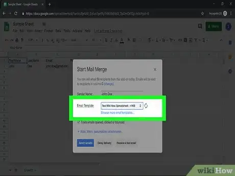Image titled Create a Mailing List from a Google Docs Spreadsheet Step 31