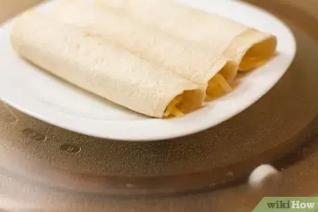 Image titled Make a Tortilla Cheese Roll Up Step 5
