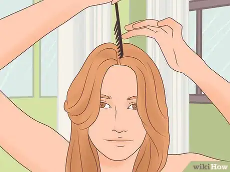 Image titled Cut Long Bangs with a Middle Part Step 2