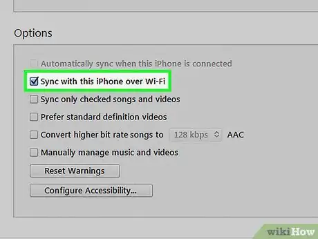 Image titled Sync Your iPhone to iTunes Step 11