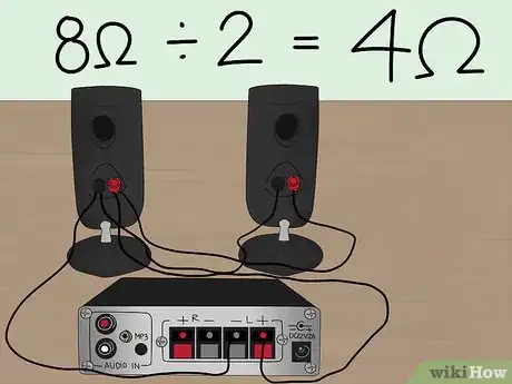 Image titled Power Two Speakers with a One Channel Amp Step 5