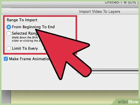 Image titled Make an Animated GIF from a Video in Photoshop CS5 Step 2