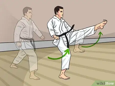 Image titled Perform Mae Geri (Shotokan Karate) Step 7