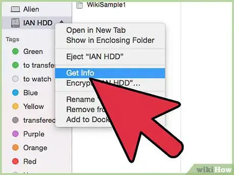 Image titled Write to an External Hard Drive on Mac OS X Step 9