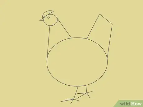 Image titled Draw a Chicken Step 21