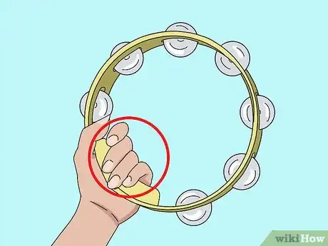 Image titled Play a Tambourine Step 2