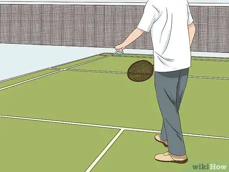 Image titled Serve in Badminton Step 1