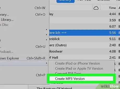 Image titled Convert M4A to MP3 with iTunes Step 10