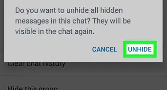 Unhide Messages on Groupme on Android