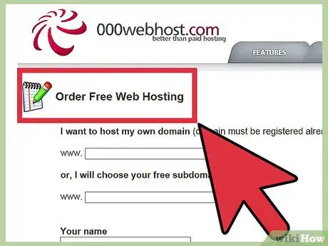 Image titled Create a Free Hosting Account with 000WebHost.com Step 2