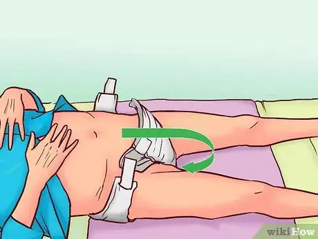 Image titled Change a Disposable Adult Diaper While Lying Down Step 9