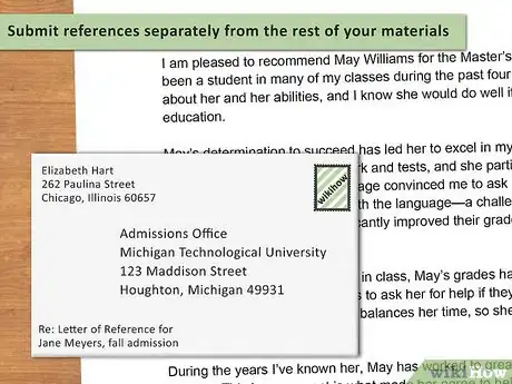 Image titled Address College Recommendation Envelopes Step 9