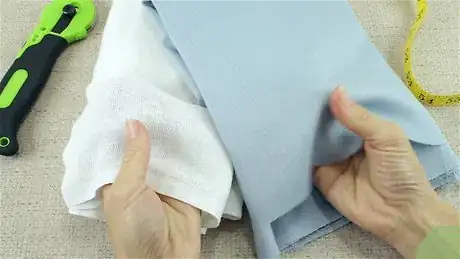 Image titled Cut Fabric on the Bias Step 1