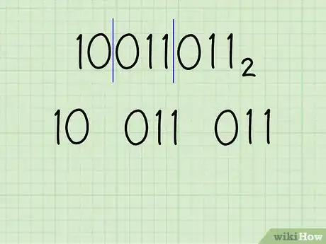 Image titled Convert Binary to Octal Number Step 2