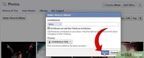 Image titled Create a Shared Album in Facebook Step 7
