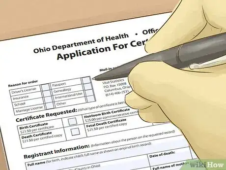 Image titled Obtain a Copy of Your Birth Certificate in Ohio Step 7